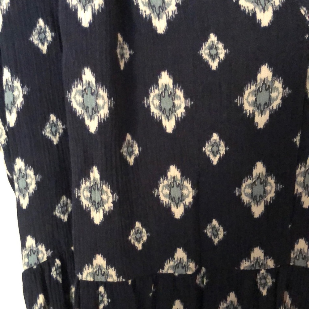 Knox Rose Target Navy Blue Printed Flowy Dress - Picture 7 of 8